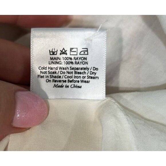 Auguste Womens Dress 8 Wrap Dress Floral Flutter Sleeve Empire Waist Swiss Dot - Picture 13 of 15